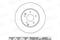Диск тормозной MERCEDES W202/W203/W210/R170 2.0-3.0 передний вент., артикул K000177