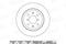 Диск тормозной OPEL AGILA 03-/SUZUKI IGNIS II 03-/WAGON R+ 00- передний вент., артикул k000466