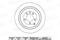 Диск тормозной LAND ROVER DISCOVERY 04-/RANGE ROVER 05-/SPORT 05- зад., артикул K010307