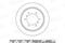 Диск тормозной MITSUBISHI PAJERO 90-/SPACE GEAR 95-00 зад. D 315мм., артикул K010512
