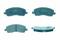Brake pad set, disc brake, артикул MDB2134