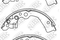 Колодки тормозные NISSAN Cube (10-),Micra (03-10),Note (05-12) задние барабанные (4шт.) NIBK, артикул FN1261