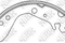 Колодки тормозные, барабанные HONDA FIT GD1, GD3 R FN-5534, артикул FN5534