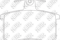 BRAKE PAD, артикул PN0017