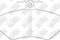 Колодки торм.пер. VOLKSWAGEN G3 2.0/1.9D/PASSAT 2.0 92-97!!!!, артикул PN0018