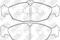 Колодки тормозные DAEWOO Nexia CHEVROLET Lanos OPEL Astra F (97-) (1.4/1.5) передние (4шт.) NIBK, артикул PN0021