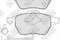 BRAKE PADS, артикул PN0300W