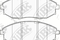Колодки тормозные дисковые CHEVROLET EPICA 07- PN0380, артикул PN0380