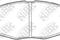 BRAKE PADS, артикул PN0390
