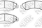 Колодки тормозные, артикул PN0400