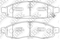 Колодки тормозные NISSAN Armada (TA60) INFINITI QX56 передние (4шт.) NIBK, артикул PN0428