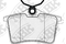Колодки тормозные дисковые, артикул PN0472