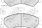 BRAKE PADS, артикул PN0516W