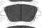 BRAKE PADS, артикул PN0536