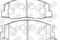 Колодки тормозные TOYOTA Crown (79-83) передние (4шт.) NIBK, артикул PN1218