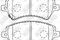 Колодки тормозные дисковые, артикул PN1224