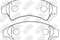 (211) PN1259 NIBK Колодки тормозные, артикул PN1259