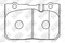 BRAKE PAD, артикул PN1370