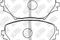 Колодки тормозные дисковые TOYOTA RAV 4 00-05 PN1447, артикул PN1447