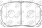 КОЛОДКИ ТОРМОЗНЫЕ ДИСКОВЫЕ ПЕРЕДНИЕ, артикул PN1481