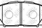 BRAKE PADS, артикул PN1518