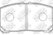 Колодки тормозные TOYOTA Estima (06-) передние (4шт.) NIBK, артикул PN1527