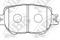 Колодки тормозные дисковые, артикул PN1550
