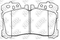 Колодки тормозные дисковые, артикул PN1833