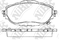 BRAKE PADS, артикул PN21001