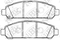 Колодки тормозные NiBK FR PN21003, артикул PN21003