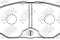 BRAKE PADS, артикул PN2261