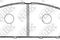 Колодки торм.пер., артикул PN2413