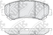 BRAKE PADS, артикул PN2801