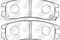 Колодки тормозные дисковые, артикул PN3174