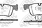 Колодки тормозные BMW 1 (F21),3 (F30) передние (4шт.) NIBK, артикул PN32005