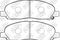 Колодки тормозные, артикул PN3419
