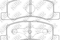 Колодки тормозные дисковые, артикул PN3437