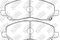 Колодки тормозные дисковые MITSUBISHI LANCER 1.6 2003 - 2008 MITSUBISHI LANCER 1.6 2003 - MITSUBI, артикул PN3469