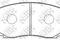 Колодки тормозные дисковые, артикул PN5376