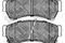 Колодки тормозные дисковые, артикул PN5806