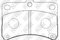 Колодки торм.пер., артикул PN6429