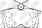 Колодки тормозные HONDA Accord (98-02) задние (4шт.) NIBK, артикул PN8109