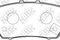 BRAKE PADS, артикул PN8506