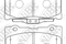 Колодки тормозные HONDA Accord (98-02),Civic (01-05),Legend (06-) передние (4шт.) NIBK, артикул PN8801