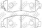 Колодки тормозные дисковые, артикул PN8802