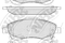 Колодки тормозные HONDA CR-V (02-) передние (4шт.) NIBK, артикул PN8808
