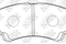 Снят с производства Колодки тормозные дисковые перед , артикул PN9406