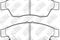 Колодки тормозные, артикул PN9804