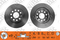 Диск тормозной VW Golf 5 AUDI A3 SKODA Octavia передний (1шт.) NIBK, артикул RN1179