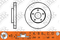 Диск тормозной NISSAN Maxima,Primera,X-Trail передний (1шт.) NIBK, артикул RN1180